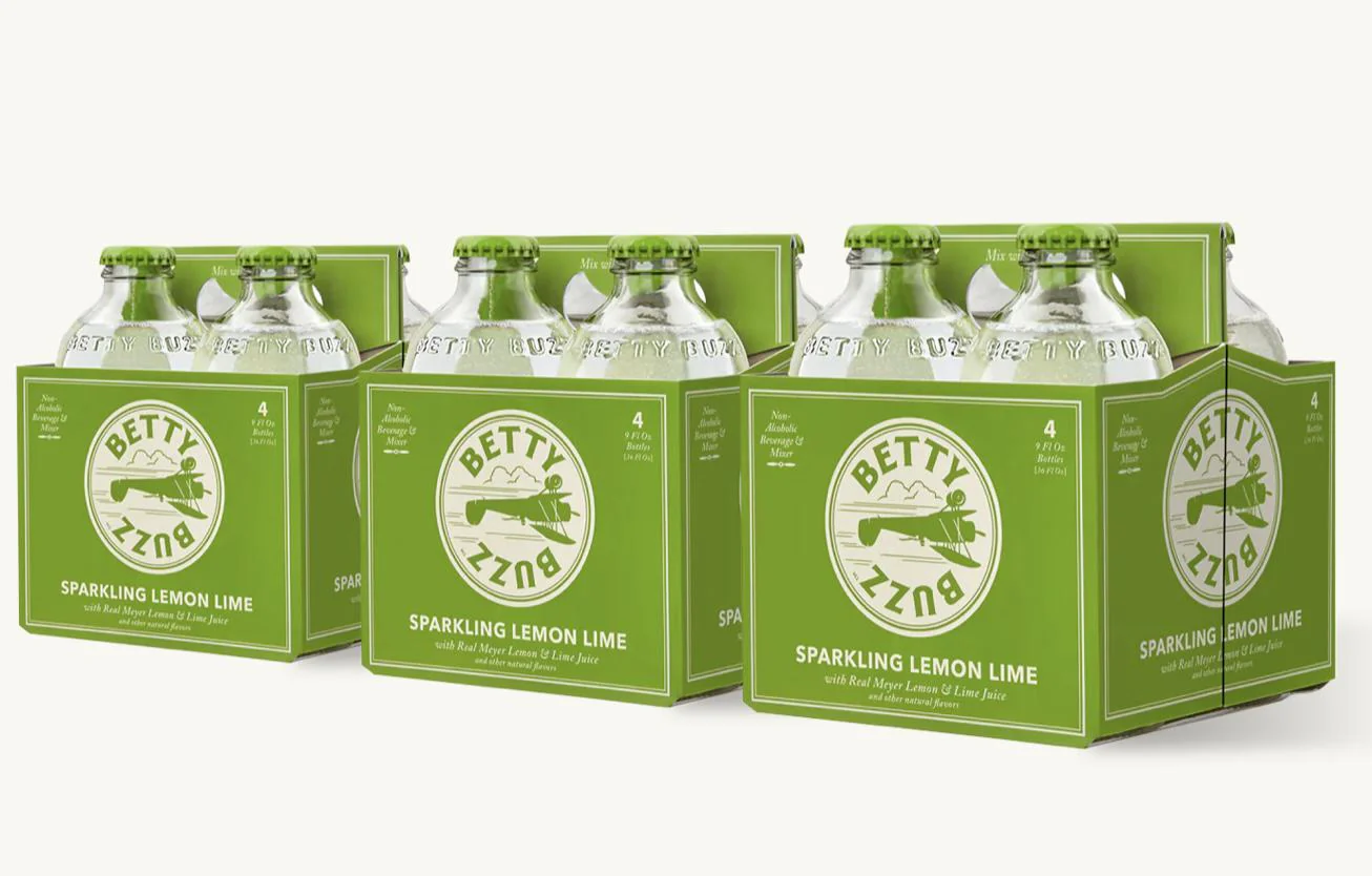 Betty Buzz - Lemon Lime Soda 4 pack