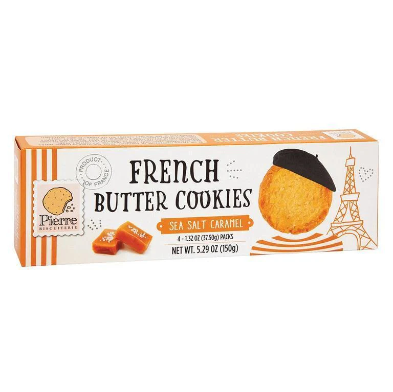 French Butter Cookies - Sea Salt Caramel