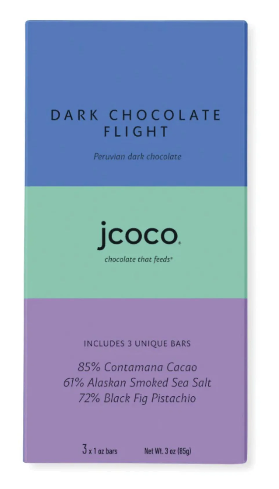 Jcoco - Dark Chocolate Flight