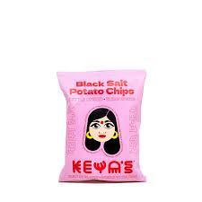 Keya's Snacks - Black Salt Potato Chips - 1.5oz