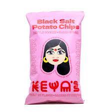 Keya's Snacks - Black Salt Potato Chips - 6oz