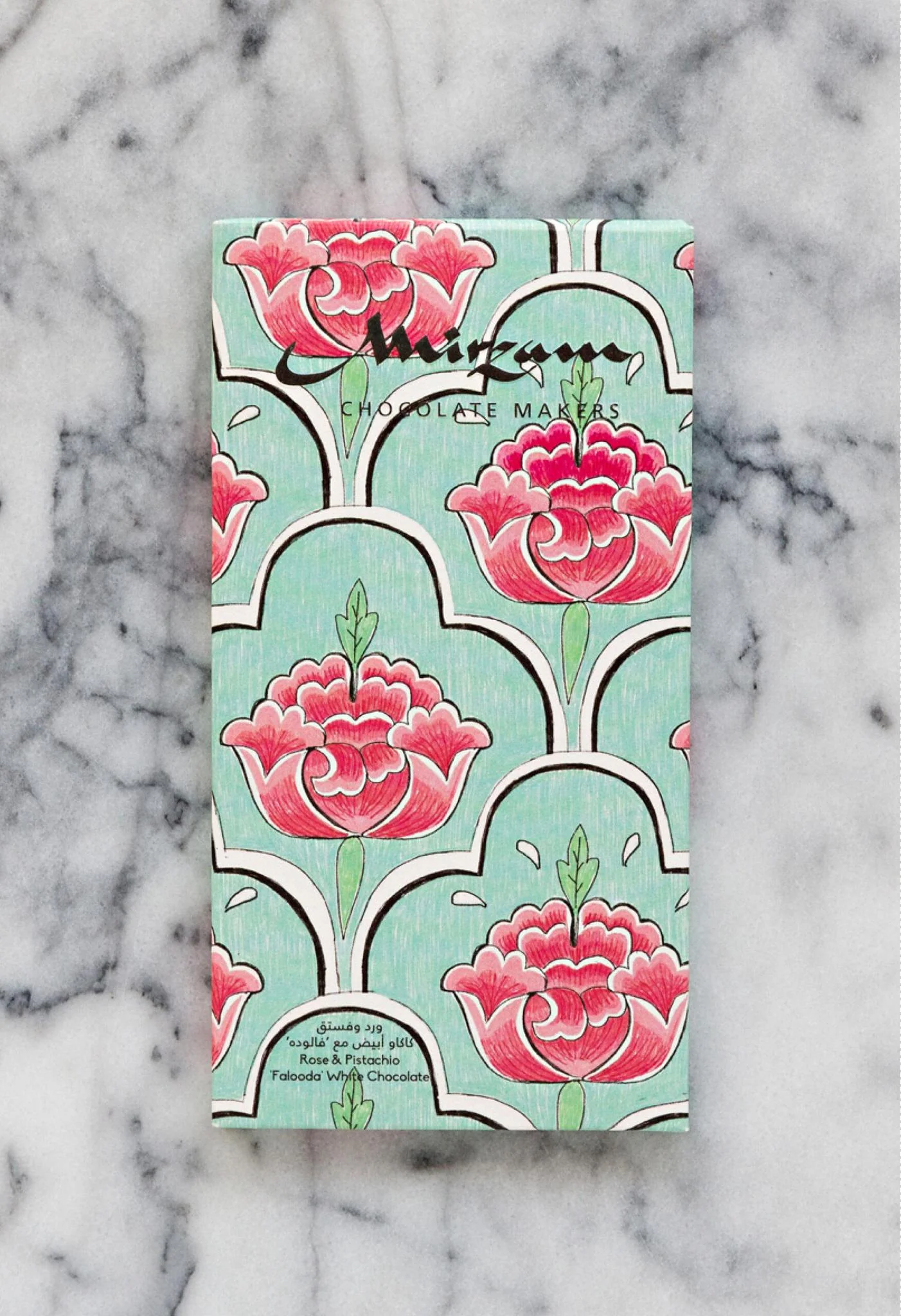 Mirzam Rose and Pistachio White Chocolate