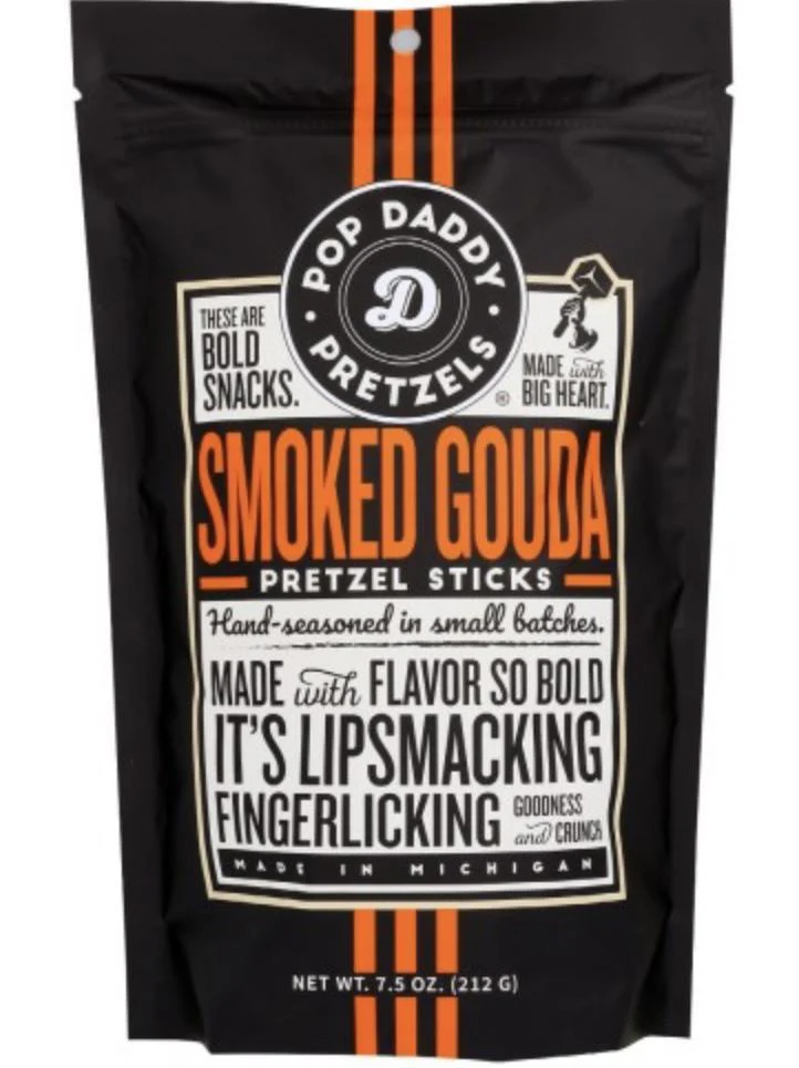 Pop Daddy - Smoked Gouda Pretzels - 7.5 oz