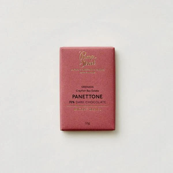 Pump Street - Panettone Dark Chocolate Bar