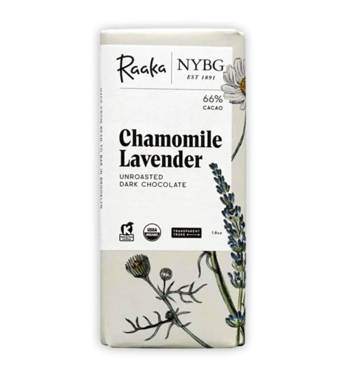 Raaka - Chamomile Lavender Chocolate 1.8oz