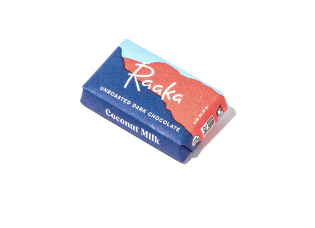 Raaka - Coconut milk Unroasted Dark Chocolate singles