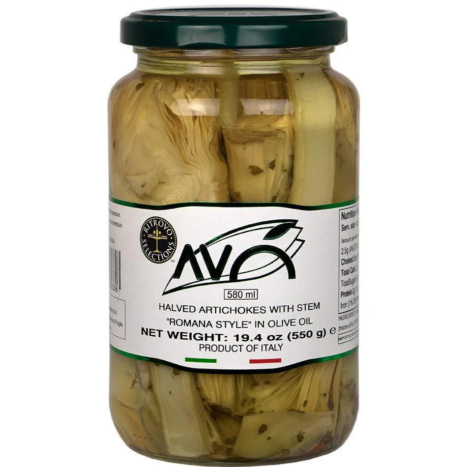 Ritrovo Artichoke with stem "Romana Style" in olive oil