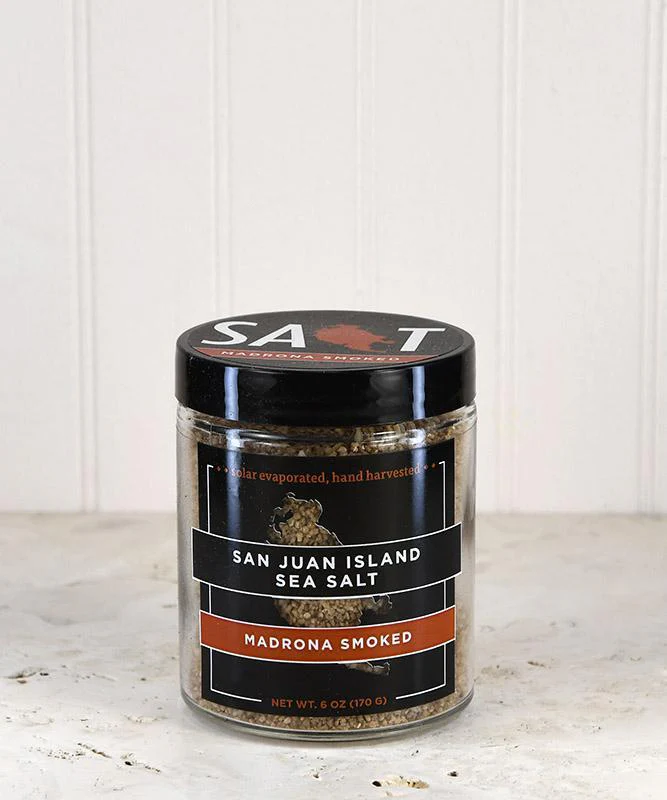 San Juan Island Sea Salt - Madrona Smoked Sea Salt
