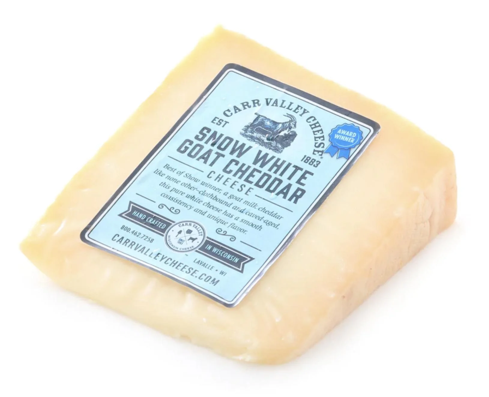 Snow White - Goat Cheddar - Wisconsin