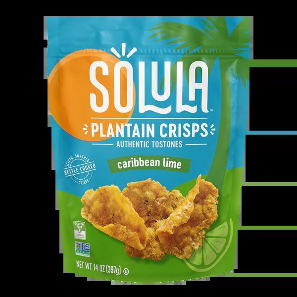 Solula - Plantain Crisps (Caribbean Lime)