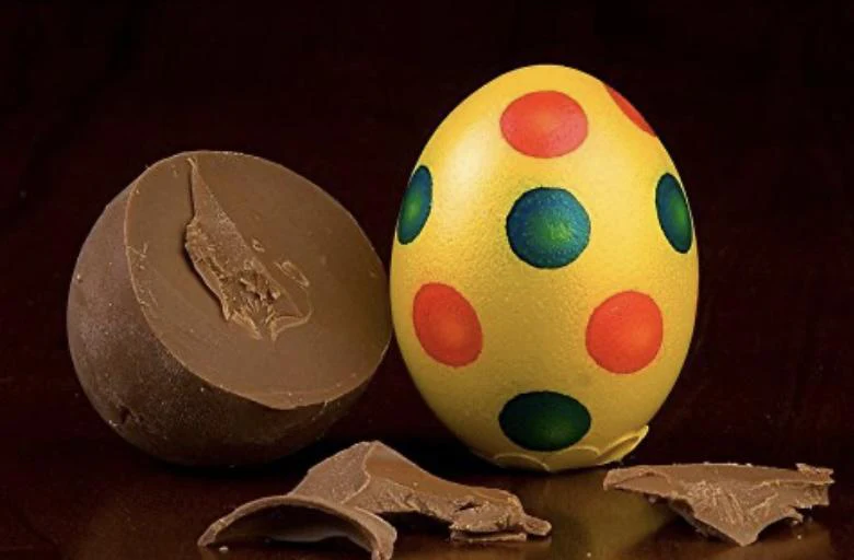 Truffle Shells - Real Eggshell - Hazelnut Chocolate Truffle Filling